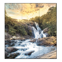 กระเบื้อง 10x16 in.<br>วิวน้ำตก